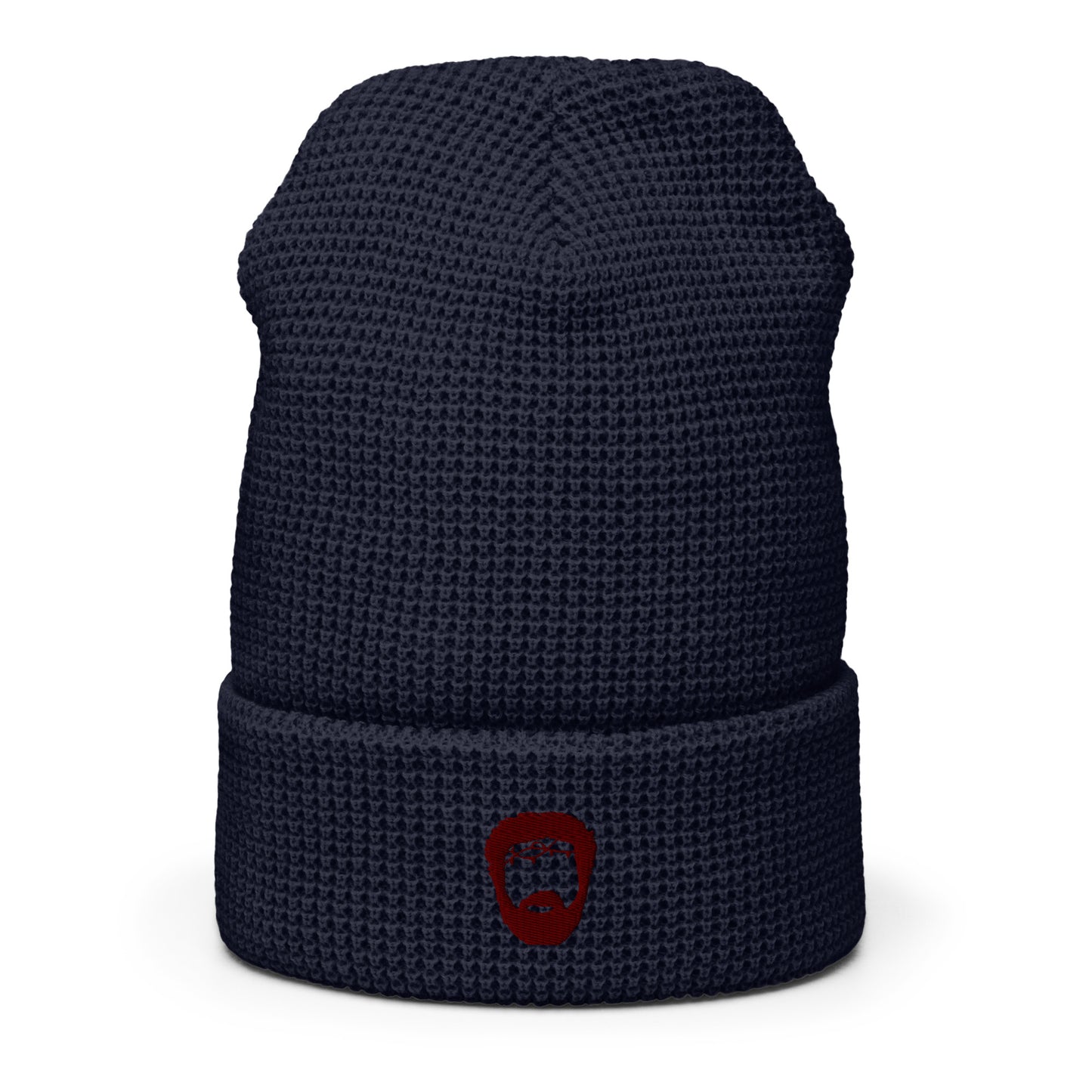 Waffle beanie with Dark Icon