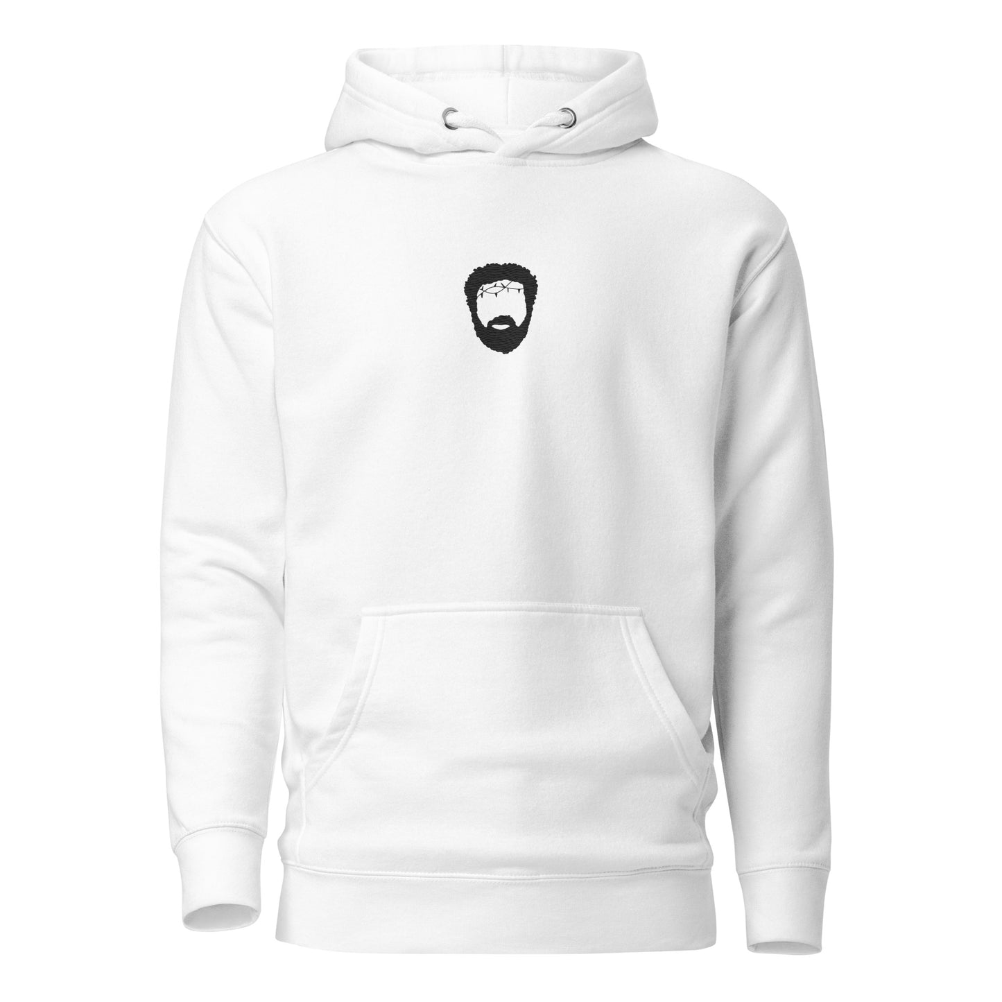 Unisex Hoodie with Black Icon