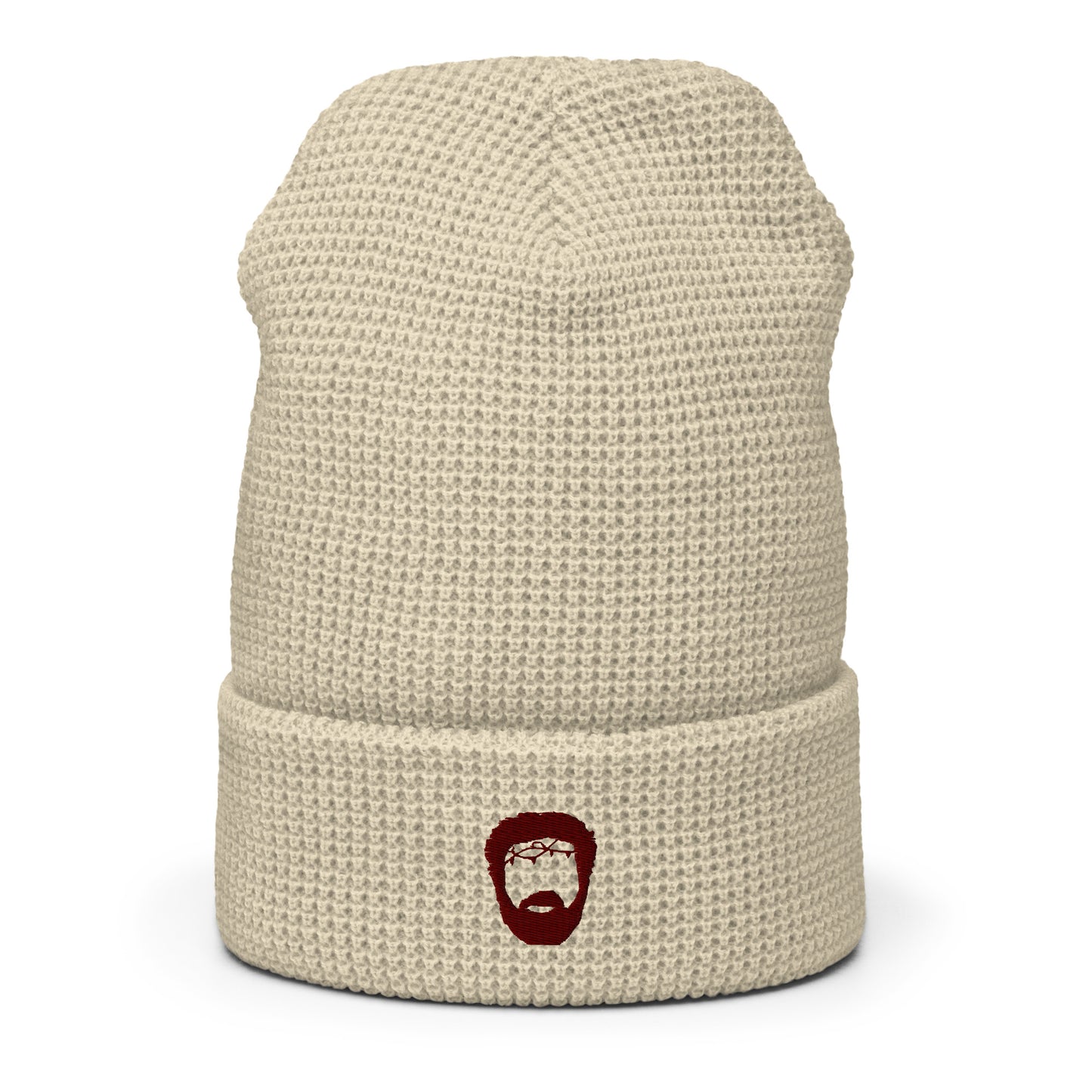 Waffle beanie with Dark Icon