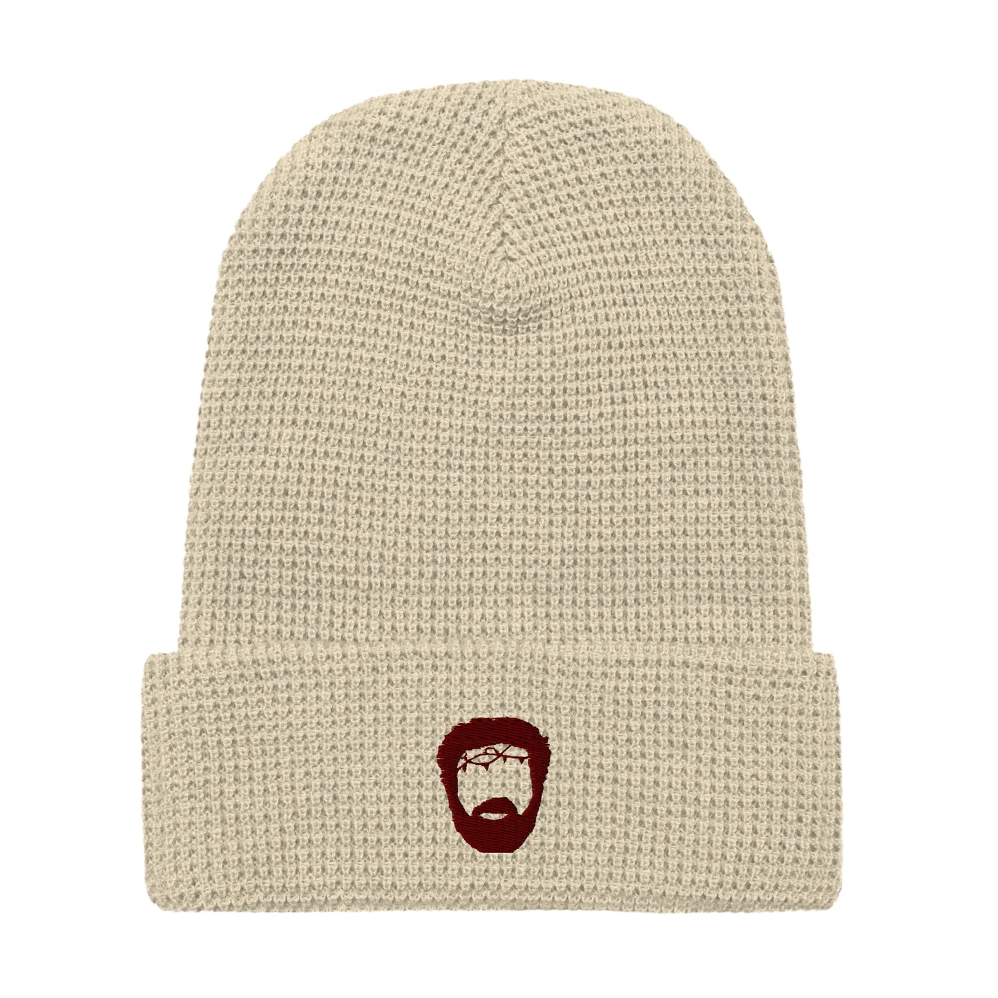 Waffle beanie with Dark Icon