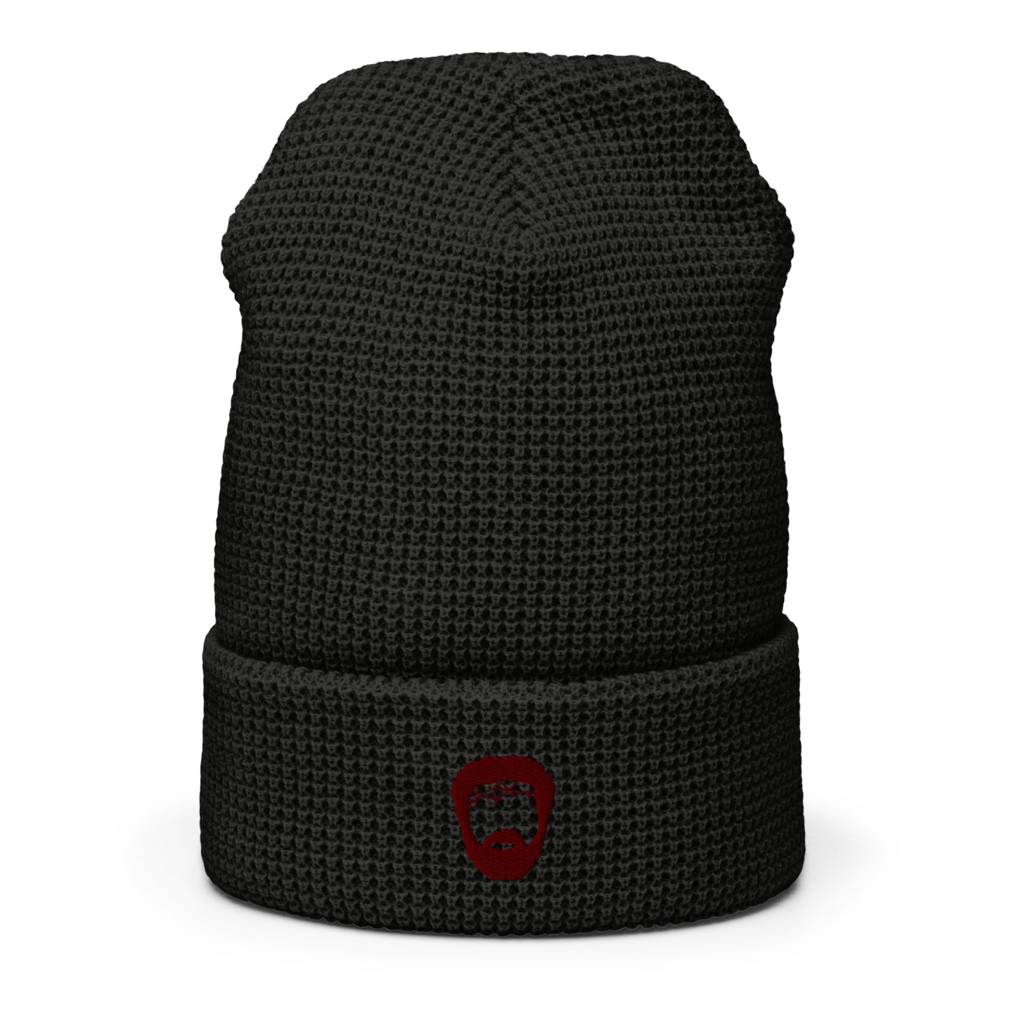 Waffle beanie with Dark Icon