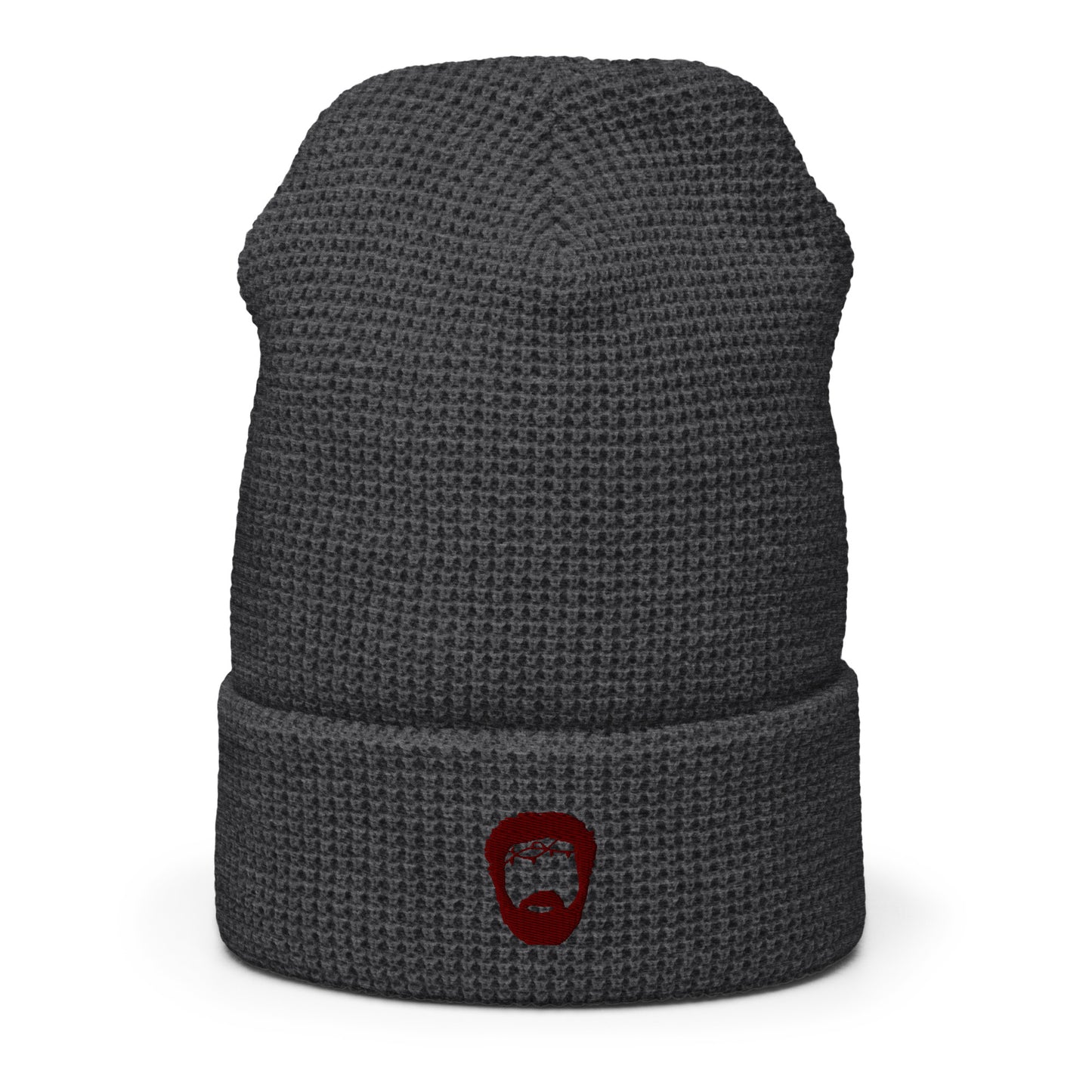 Waffle beanie with Dark Icon